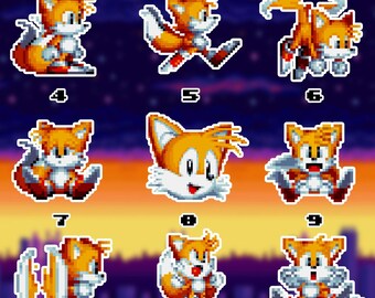 Retro Sonic Waterproof Vinyl Stickers Set 2