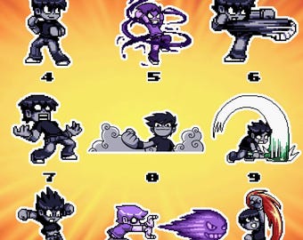 Scott Pilgrim Waterproof Vinyl Stickers Set 5