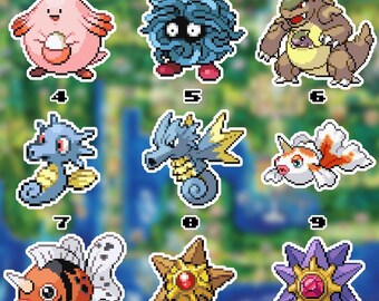 Pkmn Waterproof Vinyl Stickers Set 14