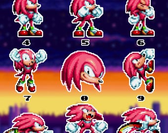 Retro Sonic Waterproof Vinyl Stickers Set 3