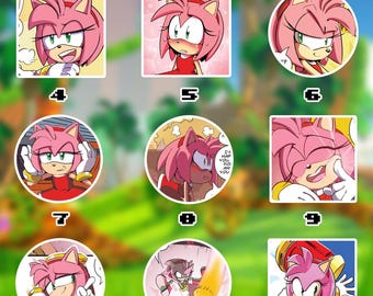 Sonic IDW Comic Waterproof Vinyl Sticker Set 3