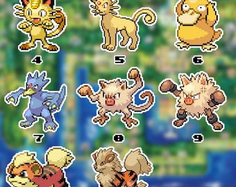 Pkmn Waterproof Vinyl Stickers Set 7