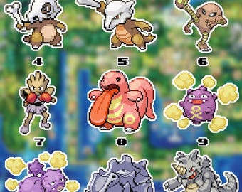 Pkmn Waterproof Vinyl Stickers Set 13