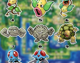 Pkmn Waterproof Vinyl Stickers Set 9