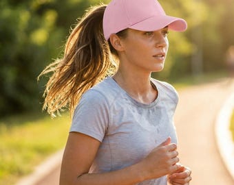 Magnetic Ponytail Baseball Cap, Quick-Dry Cotton Hat Triathlon Gifts