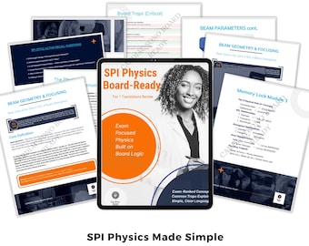SPI Study Guide | SPI Exam Prep | Ultrasound Physics Cheat Sheets for Sonography Exam & Ultrasound Boards