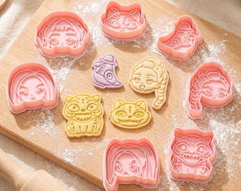 Formine per biscotti Kpop Demon Hunter, stampi Huntrix Squad Zoey Mira Rumi, formine per biscotti Saja Tiger e Bird, dolci anime, decorazioni per la cucina kawaii