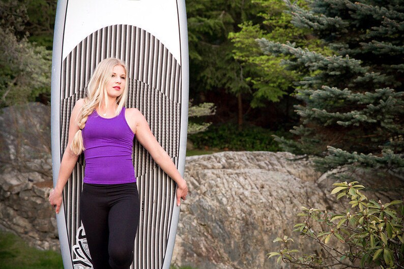 Bamboo Leggings Mindfullness Gift Ladies Yoga Pant Black image 2