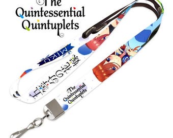 The Quintessential Quintuplets Lanyards Stylish and Cute (5 Designs to Choose From)