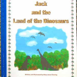 Personalized / Photo Dinosaur Storybook .....The Land of the Dinosaurs image 1