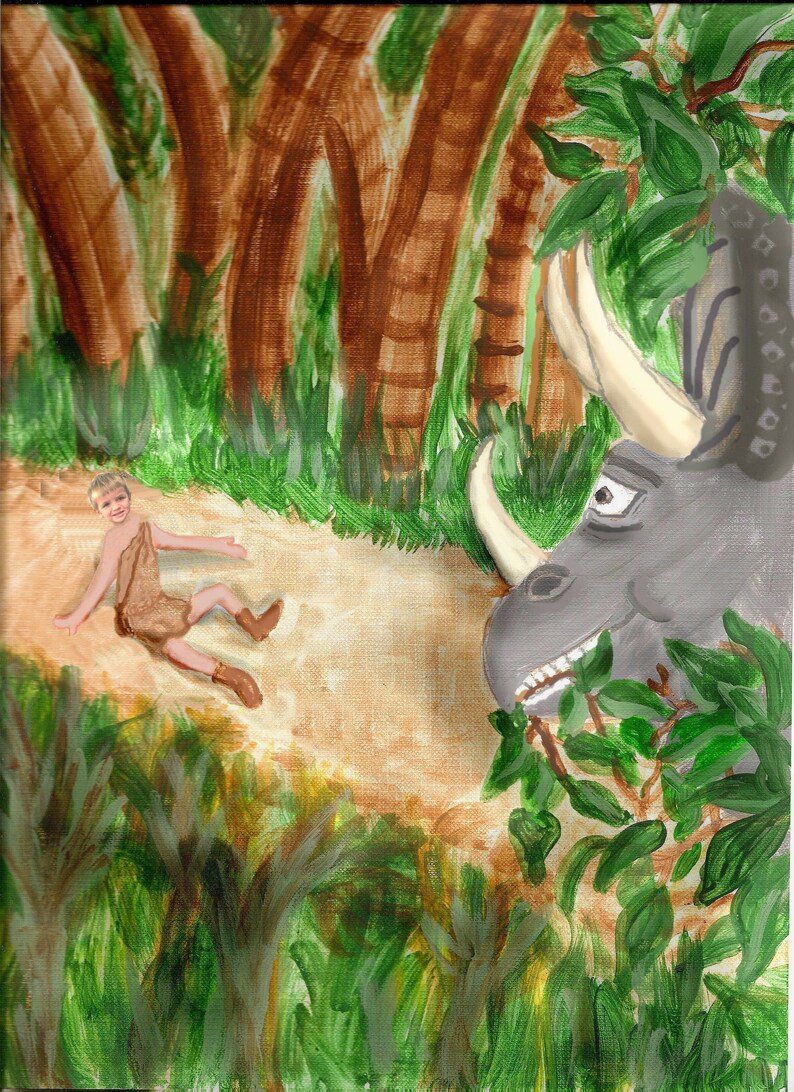 Personalized / Photo Dinosaur Storybook .....The Land of the Dinosaurs image 4