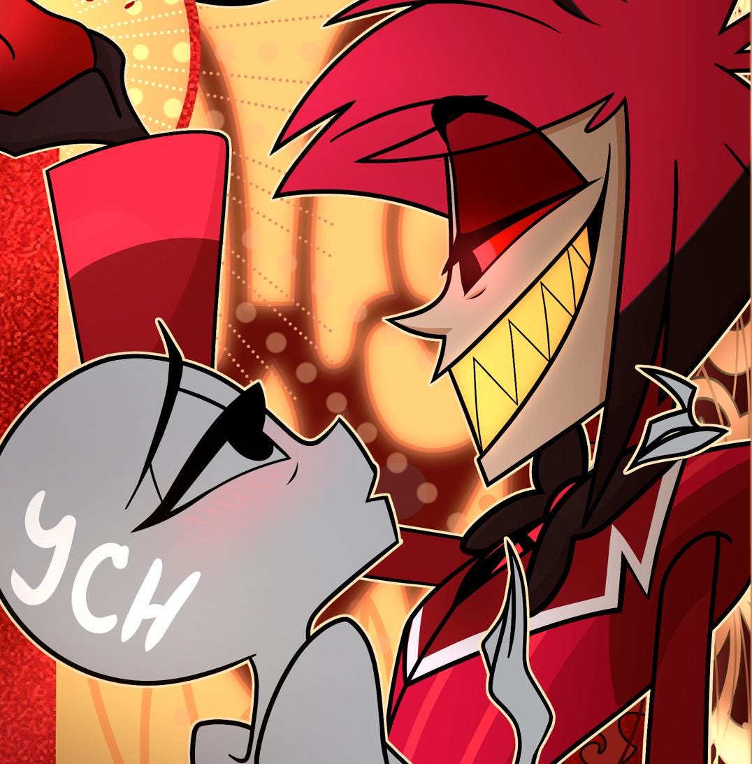 Hazbin hotel art print - Etsy 日本