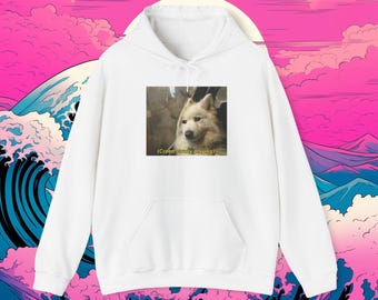 Sweat à capuche mème chien inspiré d'un groupe Creed drôle