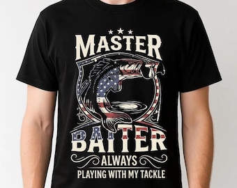 Camiseta divertida de pesca, camiseta de maestro pescador, camiseta con humor de pesca, regalo de pescador para papá, camiseta de pesca de lubina, camiseta de pesca al aire libre