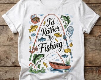 Camiseta de pesca vintage con estampado de barco, camiseta de regalo para pescadores, atuendo de pesca retro, camiseta de pescador, camiseta de pesca para papá 2026