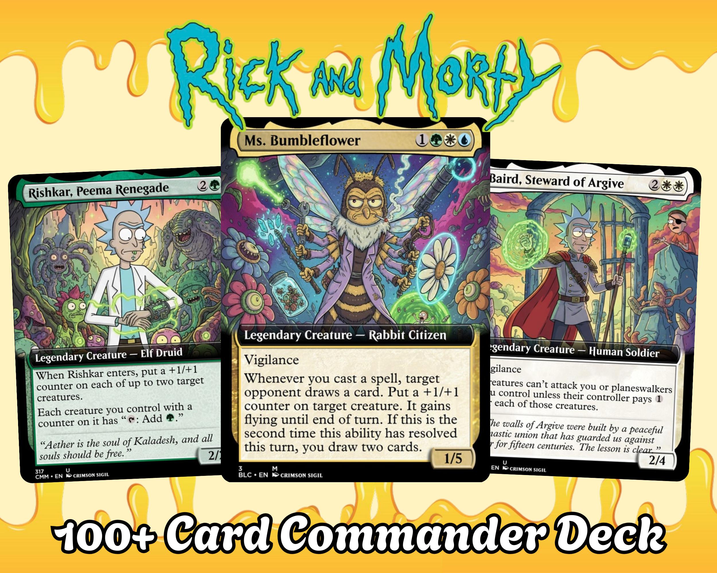 Mtg Rick and Morty Proxy - Etsy Mtg Rick and Morty Proxy - Etsy