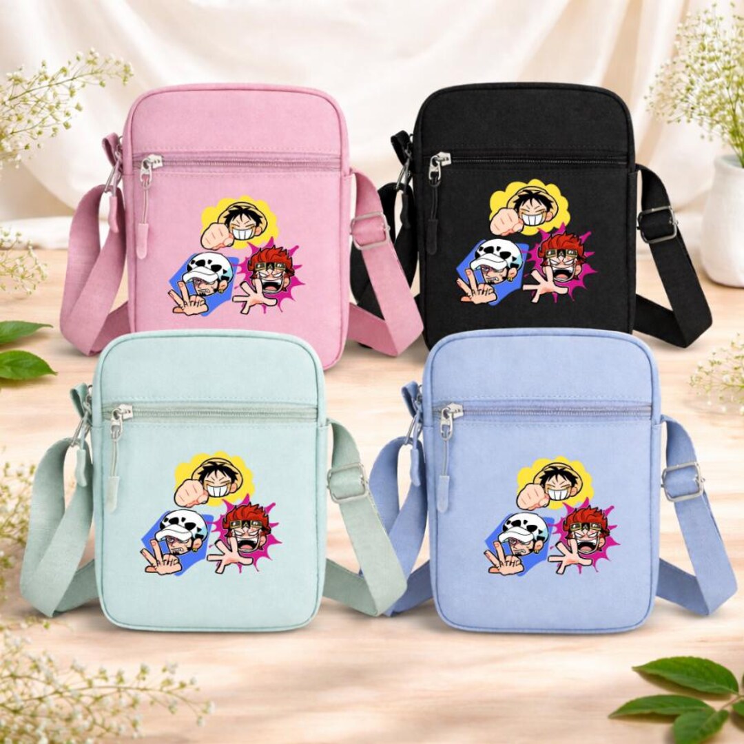 Anime Crew Crossbody Bag, Cartoon Fighters Mini Sling Bag - Etsy