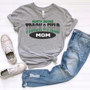 Track and Field Personalized T Shirt or Sweatshirt School Mascot Mom Dad Grandma Grandpa image 2