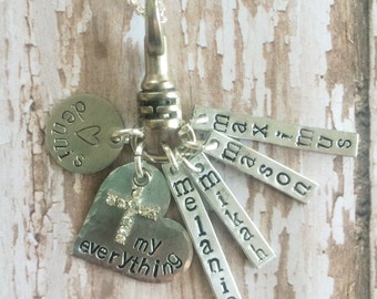 My Everything Mother's Necklace Personalized Custom SILVER