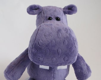 Hippo Stuffed Animal Sewing PATTERN - Instant Digital Download