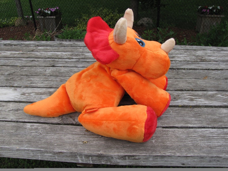 Triceratops STUFFED ANIMAL Sewing Pattern Digital Download image 2