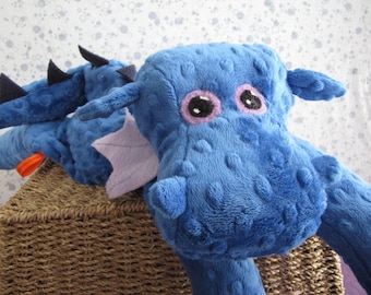 Plush Dragon HEATING PAD Sewing Pattern - Instant Digital Download