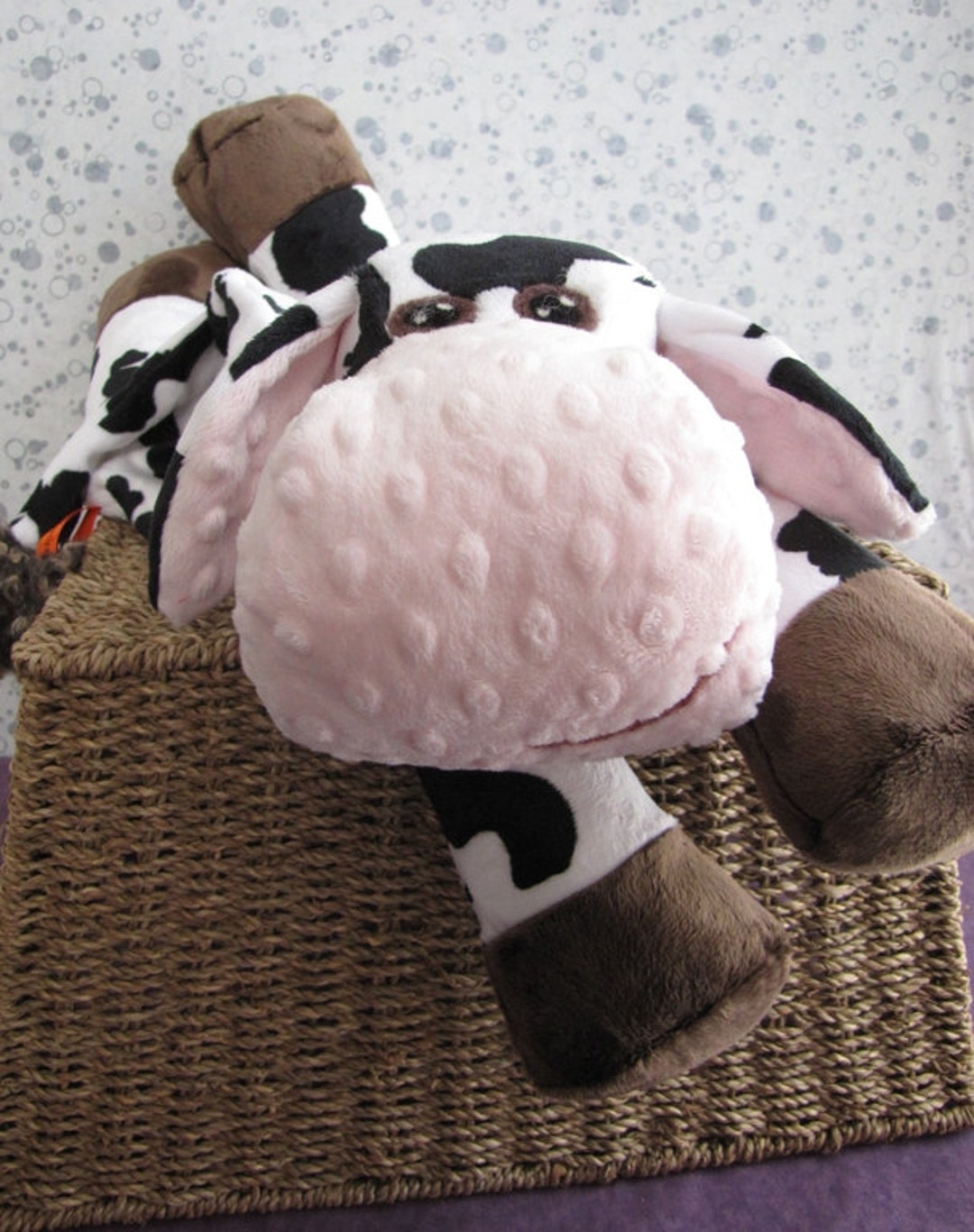 Plush Cow HEATING PAD Sewing Pattern Digital Dowload