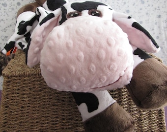 Plush Cow HEATING PAD Sewing Pattern - Digital Dowload