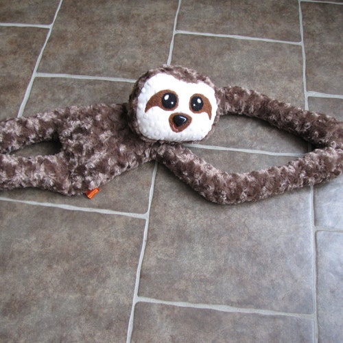 sloth stuffed animal heating pad
