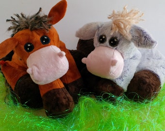 Unicorn, Horse, Donkey, Pony STUFFED ANIMAL Sewing Pattern - Digital Download