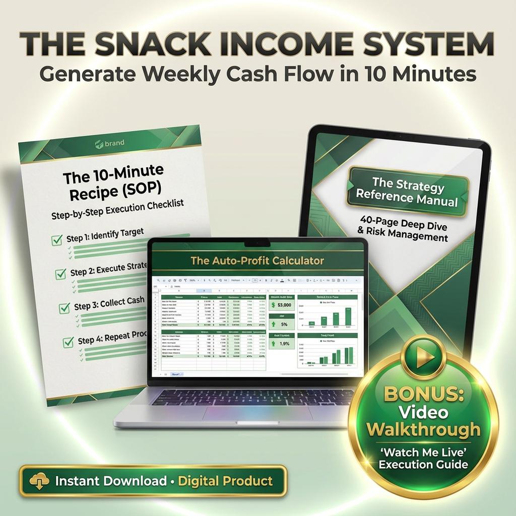 Options Trading Cheat Sheet | Weekly Cash Flow Calculator (digital ...