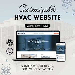 Modèle de site Web CVC | Thème WordPress Divi pour les services de chauffage, de refroidissement et de climatisation