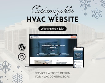 HVAC Website Template | Divi WordPress Theme for Heating, Cooling & Air Conditioning Services