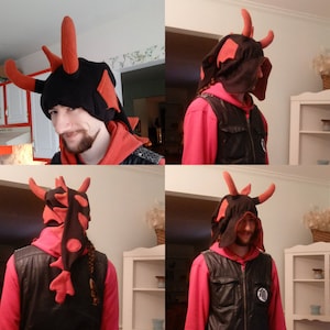 Fleece Dragon Hat Pattern
