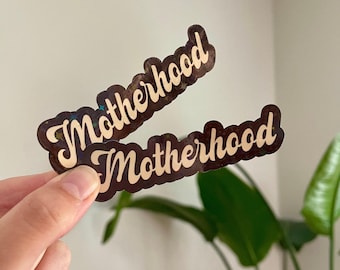 Adesivo per la maternità per la mamma, adesivo impermeabile per la futura mamma, regalo per la mamma, adesivo per Kindle, adesivo olografico per bicchiere.