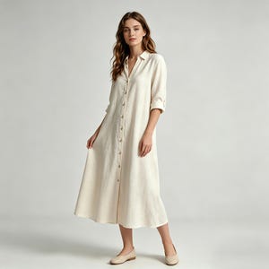 loose fitting dresses for wedding guest Tea-Length Wedding-Guest Slip Dress
