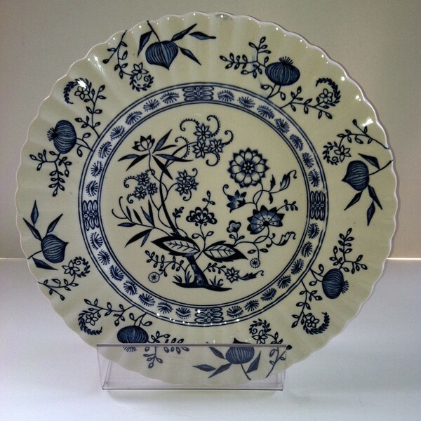 Vintage G. Meakin Blue Nordic Blue Onion 10" Plate