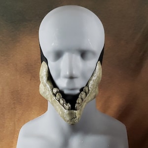 Wendigo Jaw / Death Mask  / Skull / Skeleton / Animal Jaw / Resin Half Mask