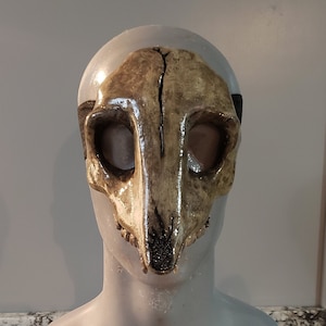 Wendigo Half Mask / Death Mask  / Skull / Skeleton / Animal Mask / SCP 323 / Resin Halloween Half Mask Horror