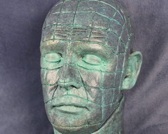 Pinhead Pillar of Souls Hellraiser Wall Hanger made from life cast / Bust / Horror Art / Movie Art.