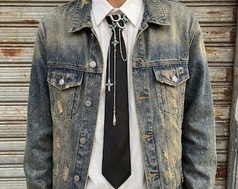 Schwarze Schlangen Krawatte,Damen Krawatte,Herren Krawatte,Krawatte schwarz,Krawatte schwarz,Krawatte personalisiert,Anzug Accessoire,Hemd Accessoire,Tierkrawatte