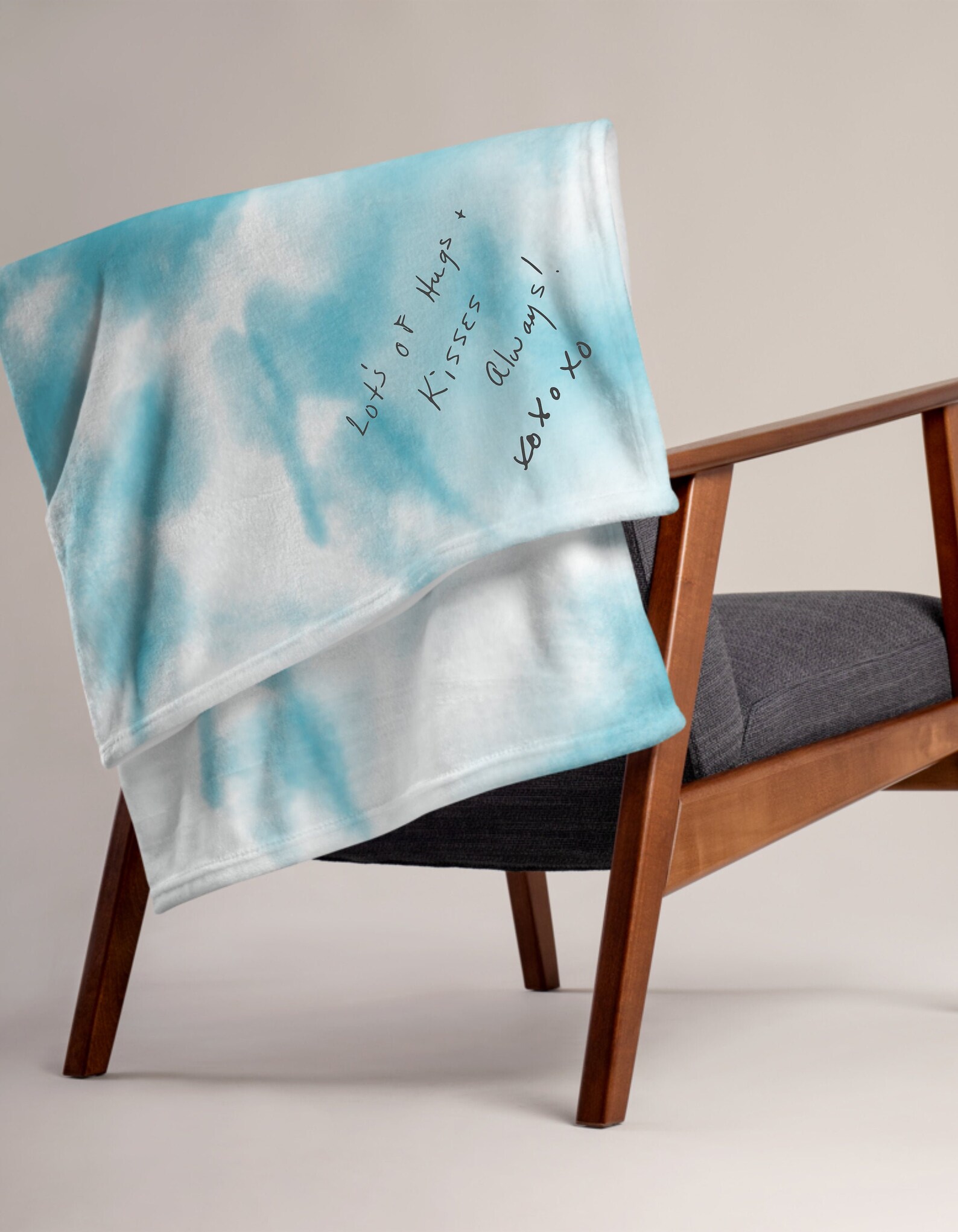 Personalized Throw Blanket with your loved ones handwriting on Etsy