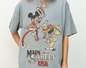 Comfort Colors® Vintage Disney Mickey Mouse Shirt, Retro Disneyland T-Shirt, Disney Family Trip 2026 Tee, Disney Vacation Mickey Mouse Shirt