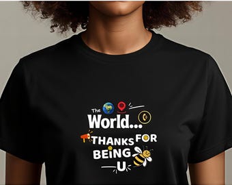 La Tierra llamó Gracias por estar ahí PNG / Cita de afirmación positiva / Diseño de sublimación de refrán inspirador / Diseño de camiseta, taza y bolso de mano