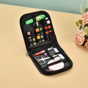 Mini kit da cucito da viaggio: organizer portatile per aghi e fili per la casa