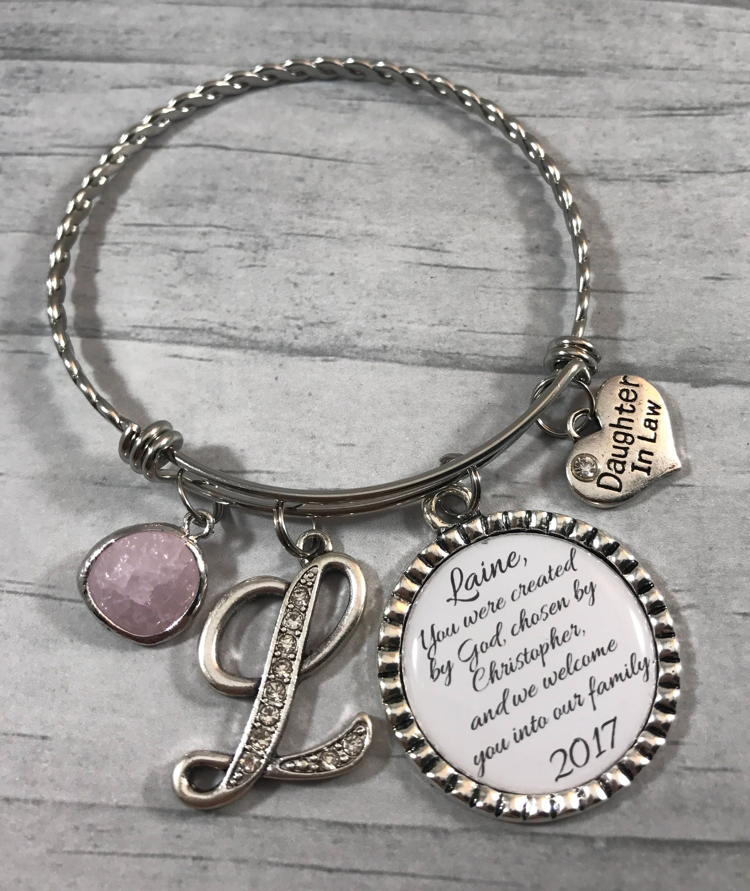 DAUGHTER in Law BRACELET Future Daughter in Law Gift for Etsy