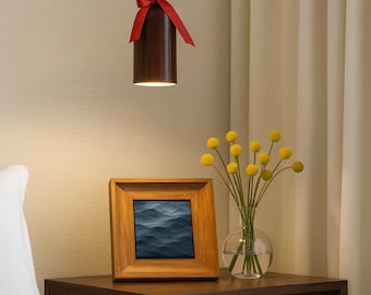 Arte de madera con olas oceánicas en 3D / Escultura de pared moderna hecha a mano con olas marinas / Decoración costera de madera