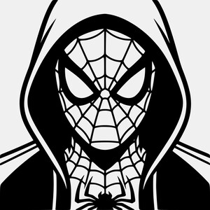 Arte gráfico de la sudadera con capucha de Spider-Man imagen 1