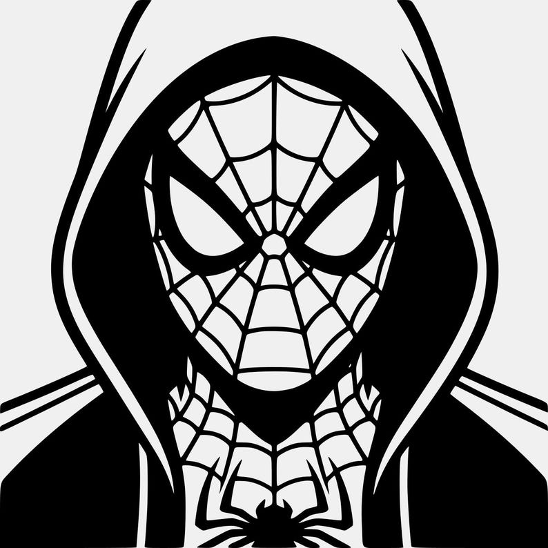 Arte gráfico de la sudadera con capucha de Spider-Man imagen 1