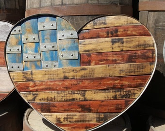 American Flag Stave Love